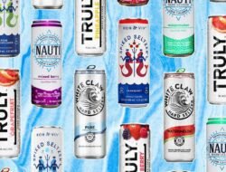 Sparkling alcoholic beverage refreshing delight in every sip